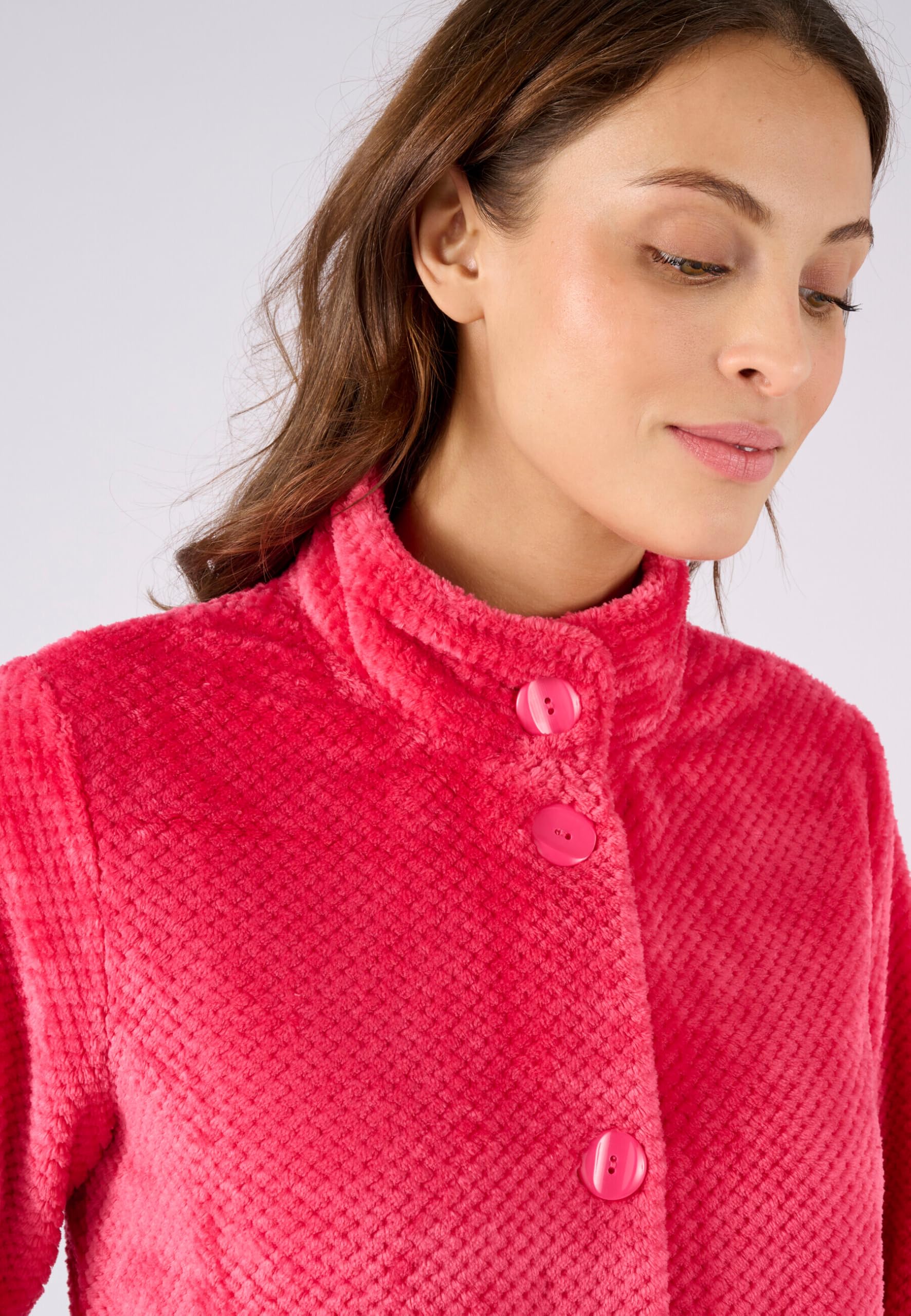 Damart Homewear Abito da camera Thermolactyl in maglia fantasia rosa XS 34-36