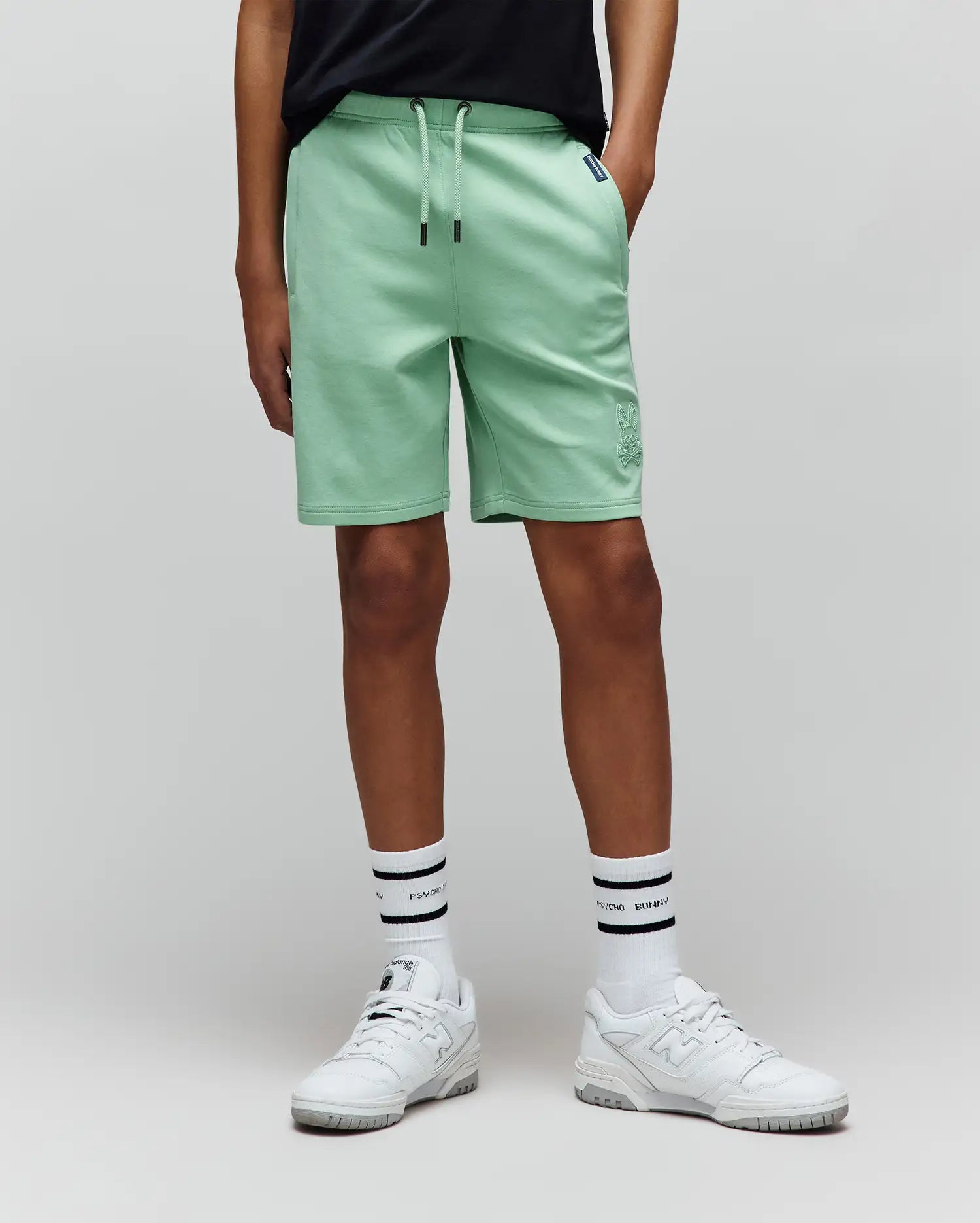 Psycho Bunny Kids Bottoms Barry Modal Short shorts verde 2T–XL in cotone modal
