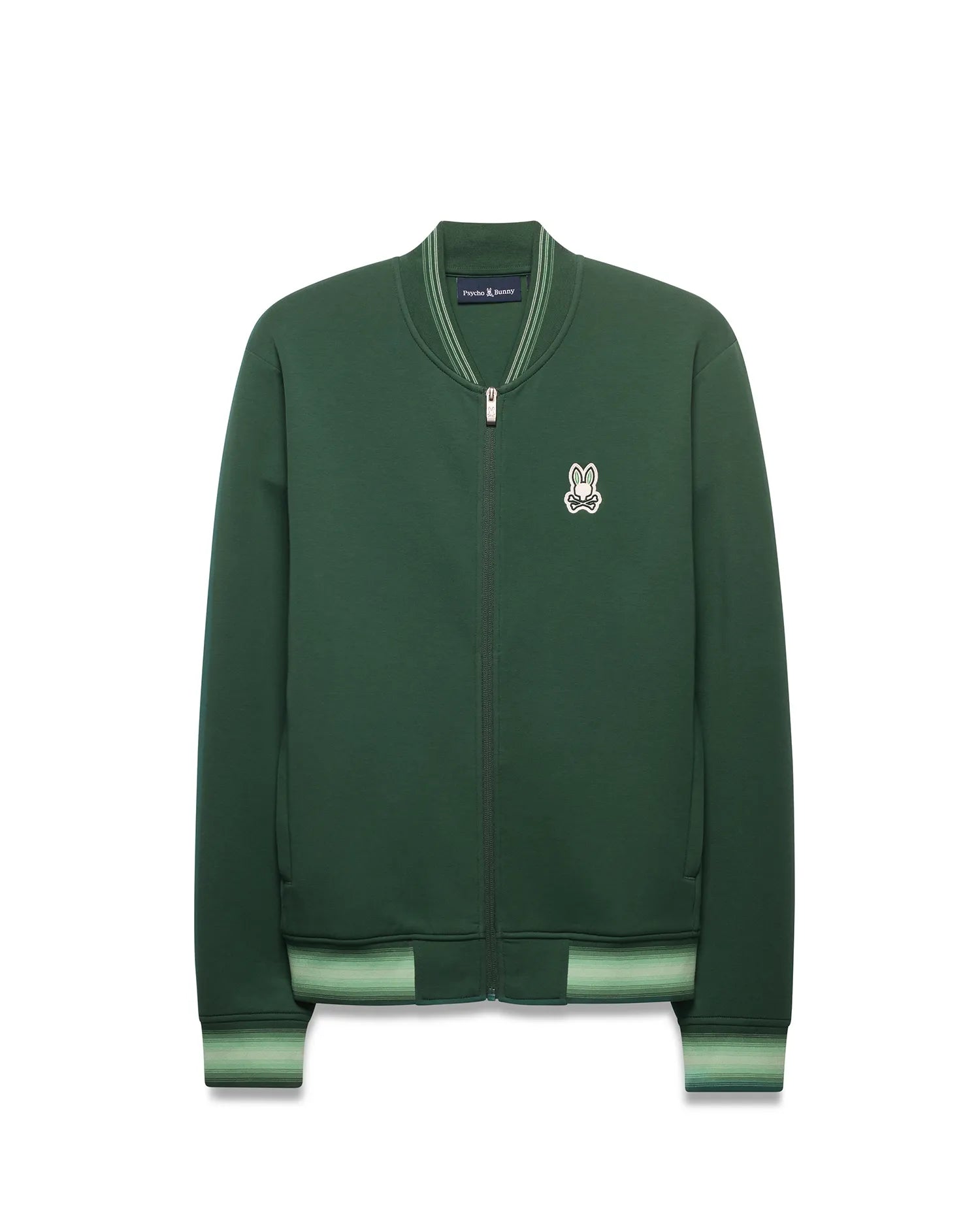 Psycho Bunny Jackets Jaydon Track Jacket giacca da tuta verde Pineneedle