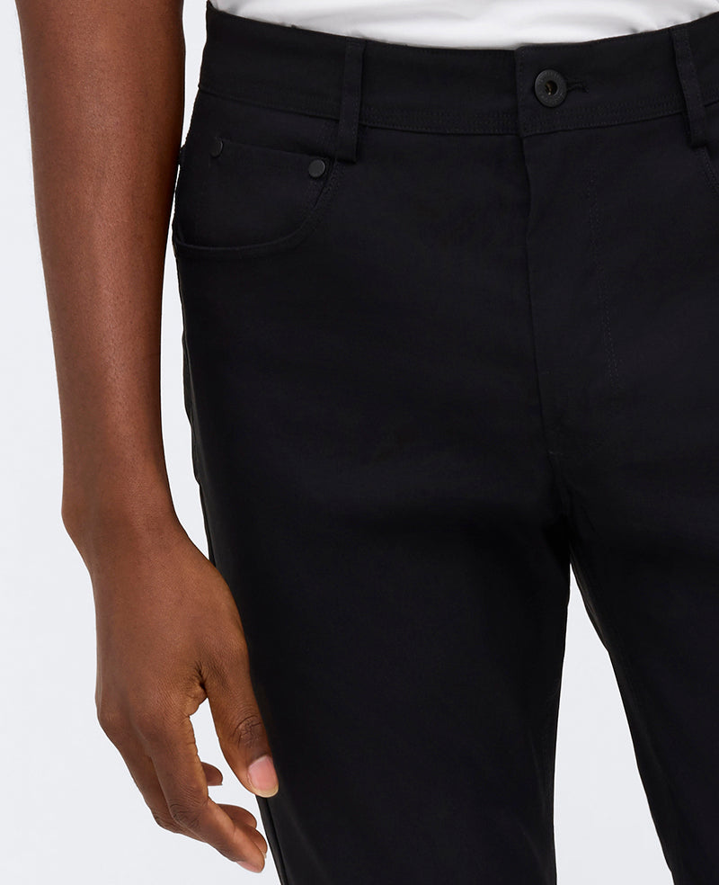 Kenneth Cole Reaction Clothing Slim Original Flex 5-Pocket Pant pantaloni neri