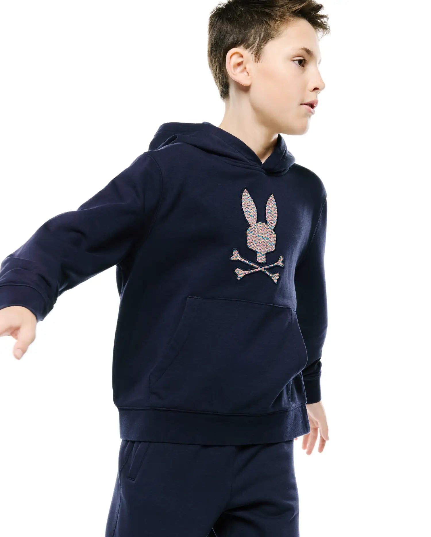 Psycho Bunny Kids Sweatshirts & Hoodies Darcy Hoodie felpa con cappuccio Baritone Blue