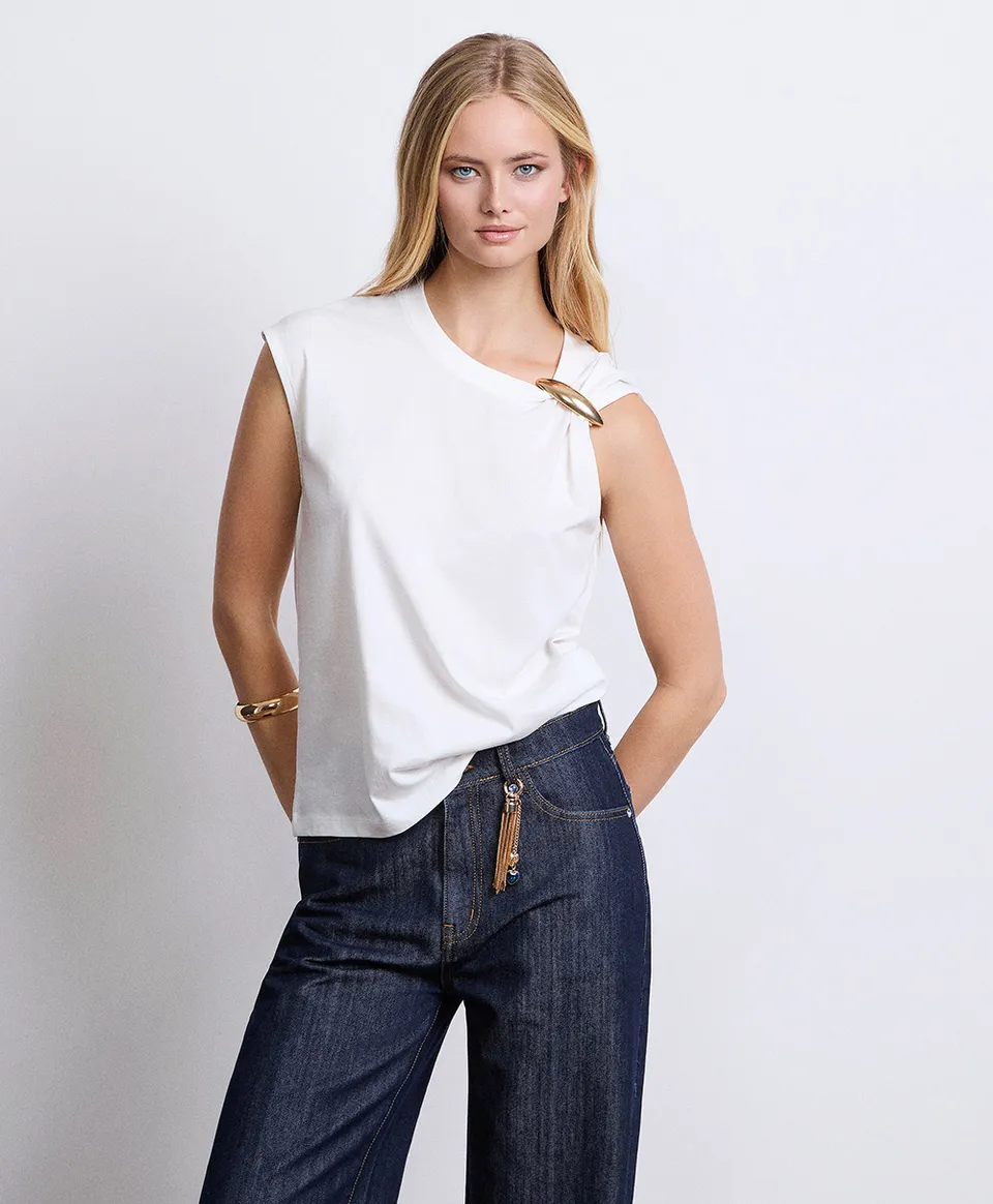 Markup Donna T-Shirt & Felpe T-shirt con applicazione