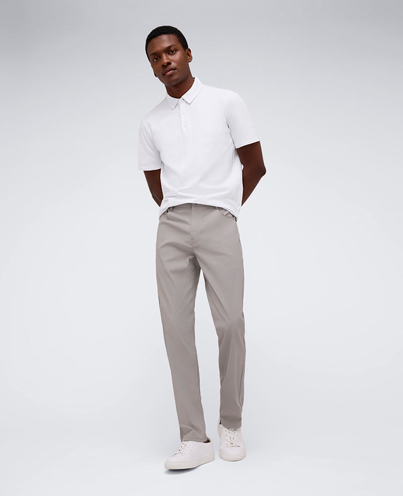 Kenneth Cole Reaction Clothing Original Slim 5-Pocket Pant pantaloni grigi