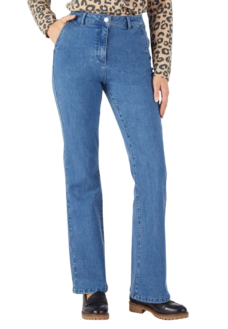 Damart Prêt-à-porter jeans flare vestibilità aderente