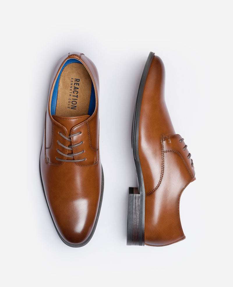 Kenneth Cole Reaction Shoes REACTION Martin Lace-up Oxford scarpe stringate cognac