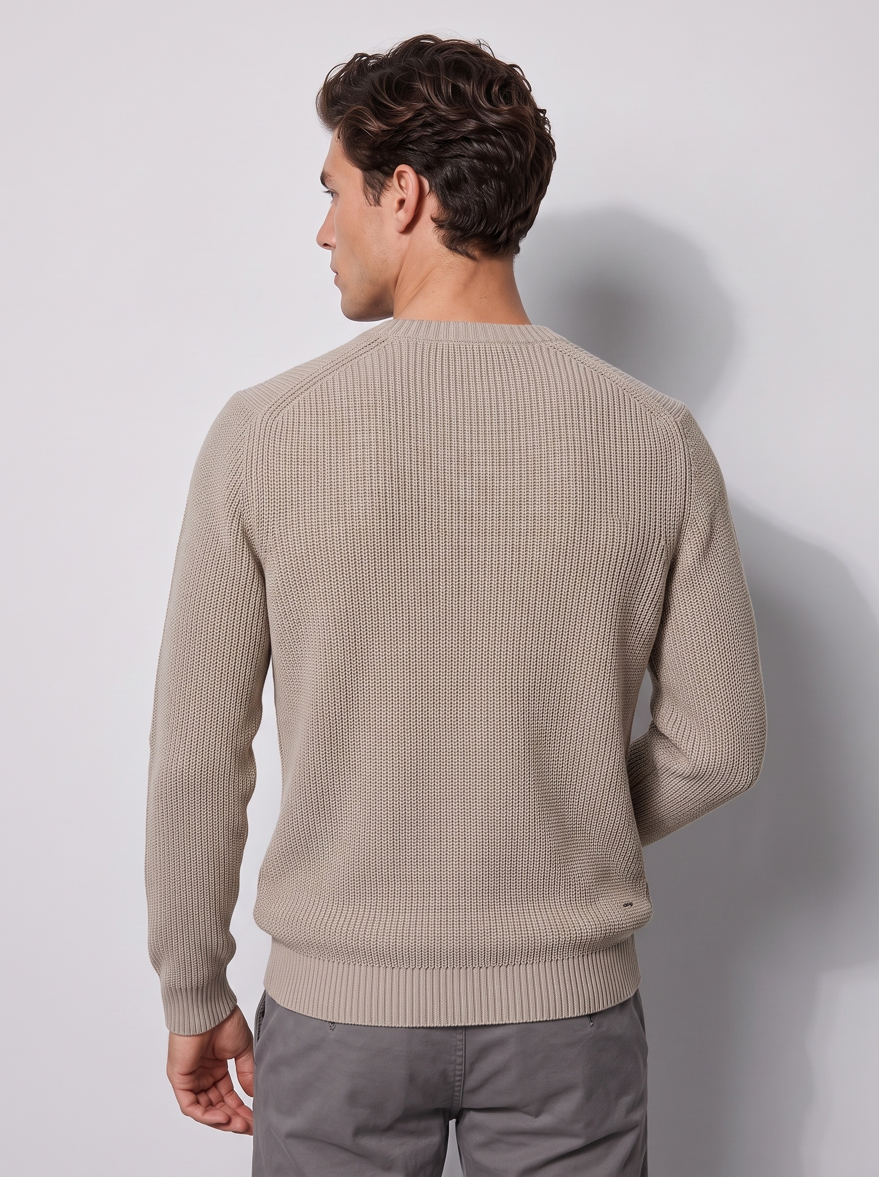 Markup Uomo Maglieria Maglione Maglia Inglese Cotone maglione in cotone