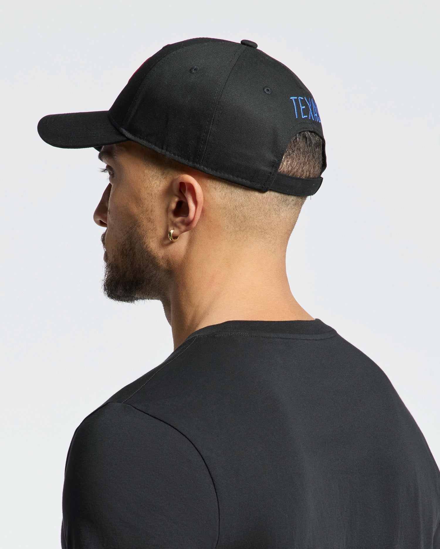 Psycho Bunny Accessories MENS TEXAS BASEBALL CAP - MO1500014 cappellino nero