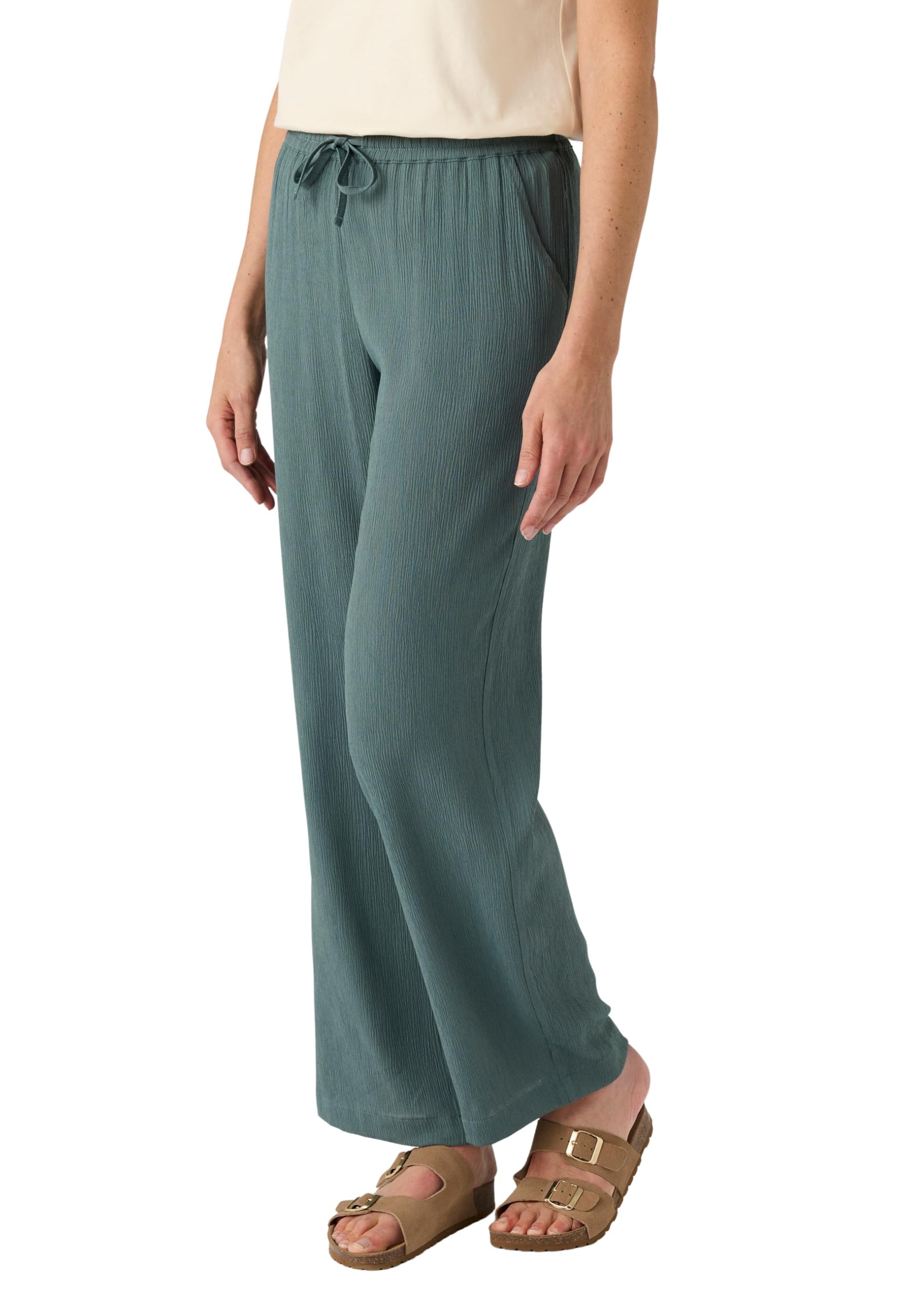 Damart Prêt-à-porter Pantaloni crespi pantaloni rossi mattone