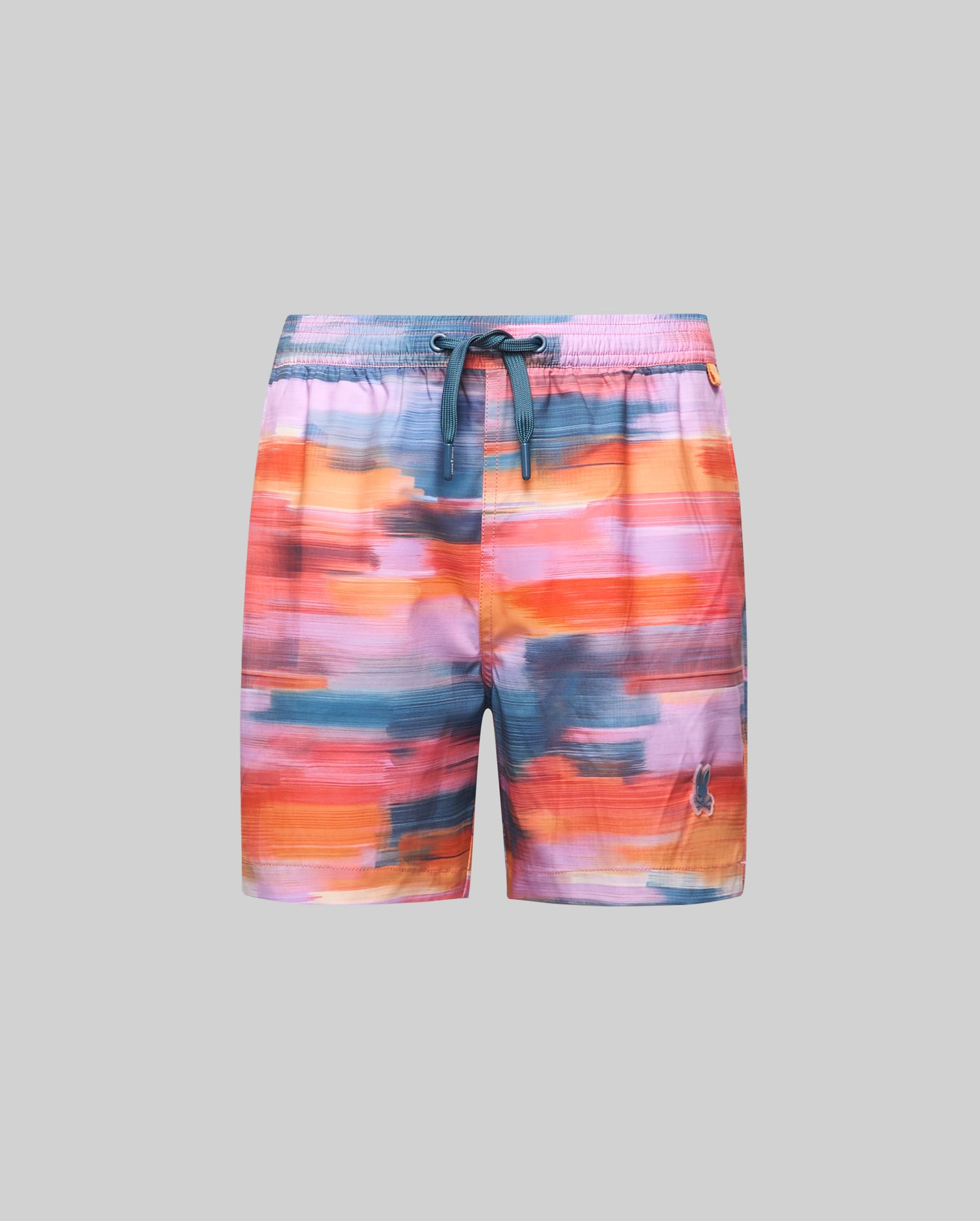 Psycho Bunny Raphael Swim Trunk 6" boxer mare corallo 2T