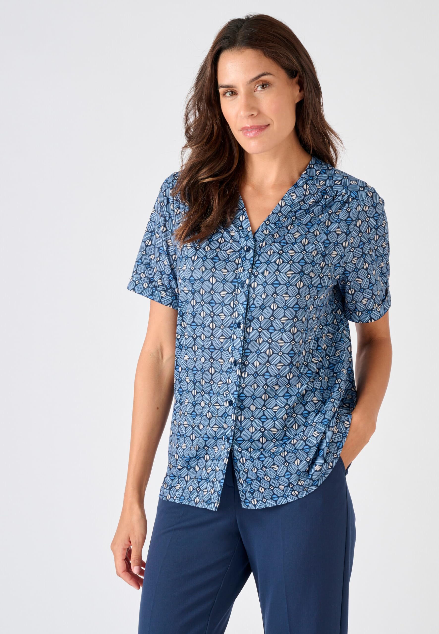 Damart Prêt-à-porter camicetta in maglia crepe donna 38-40