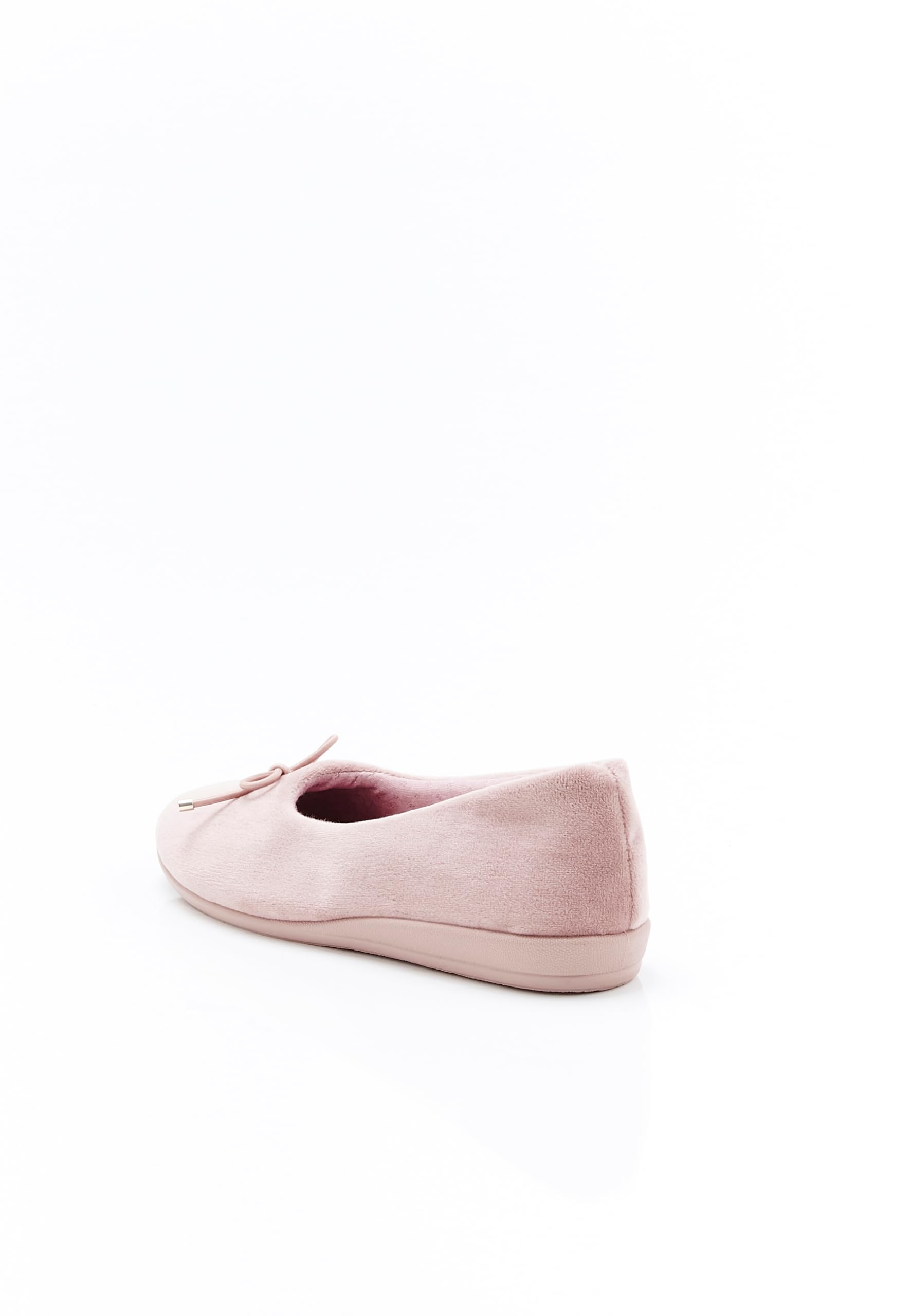 Damart Calzature ballerine donna rosa antico in velluto