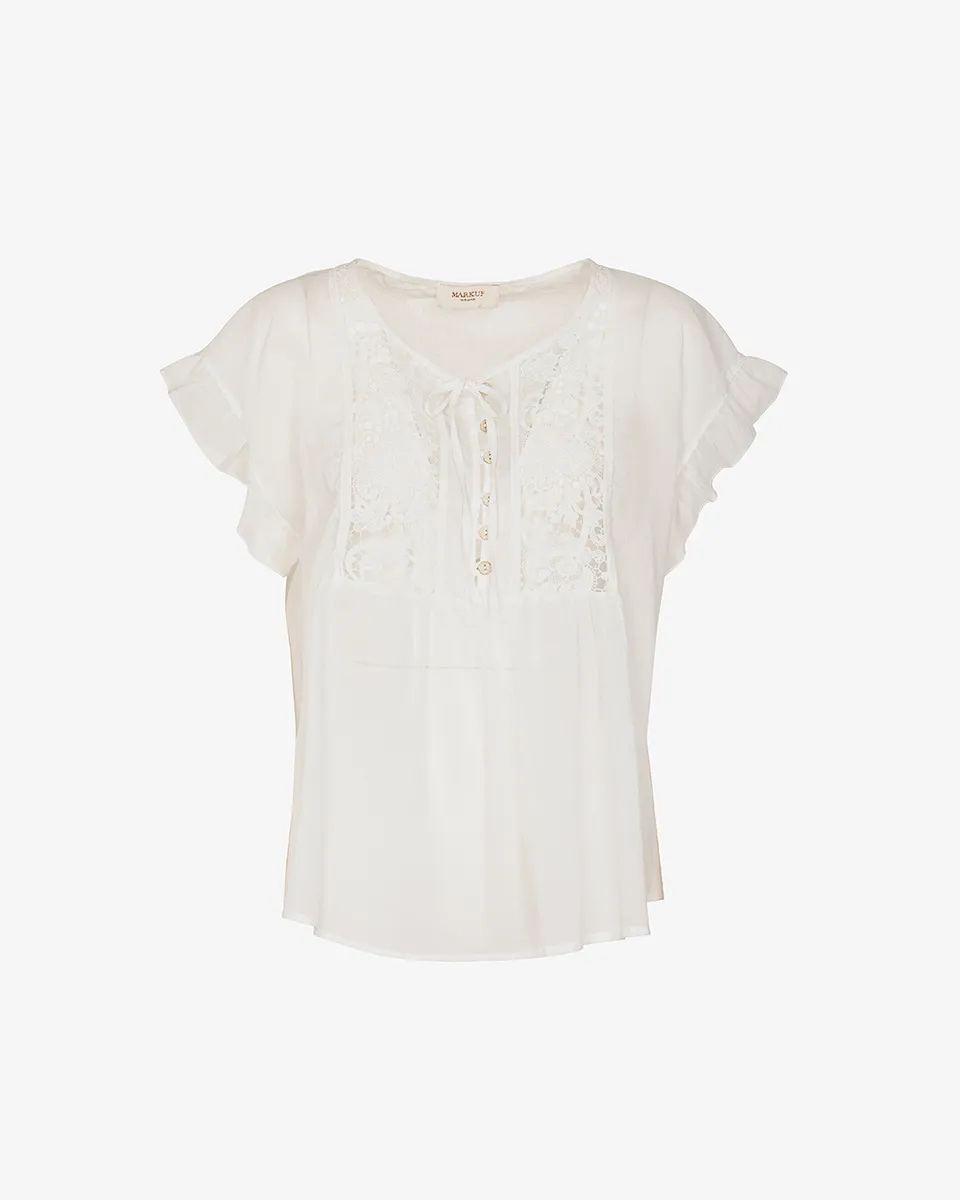 Markup Donna Camicie & Bluse Blusa in mussola di cotone