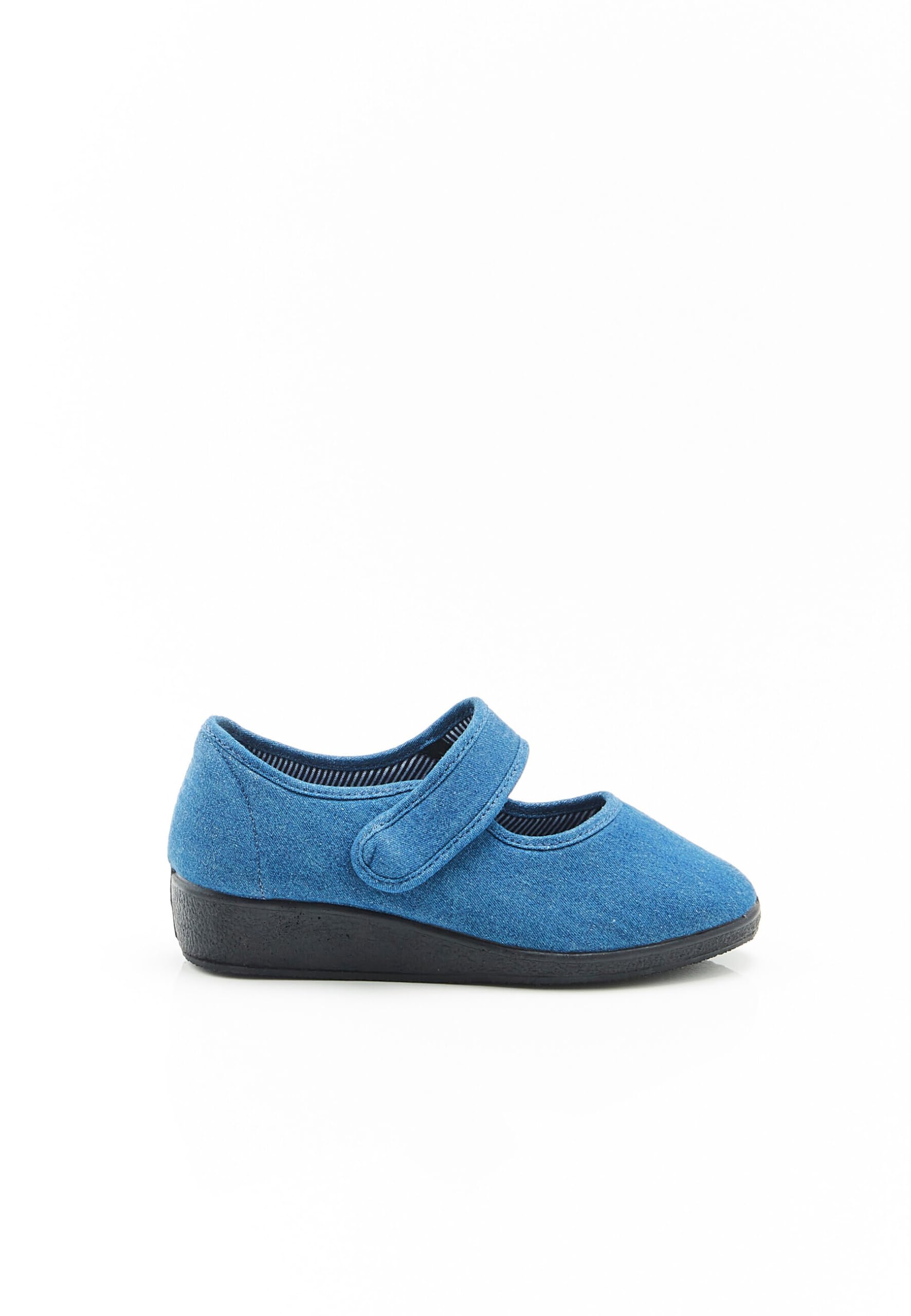 Damart Calzature Babies Effetto Jeans donna blu denim taglia 37