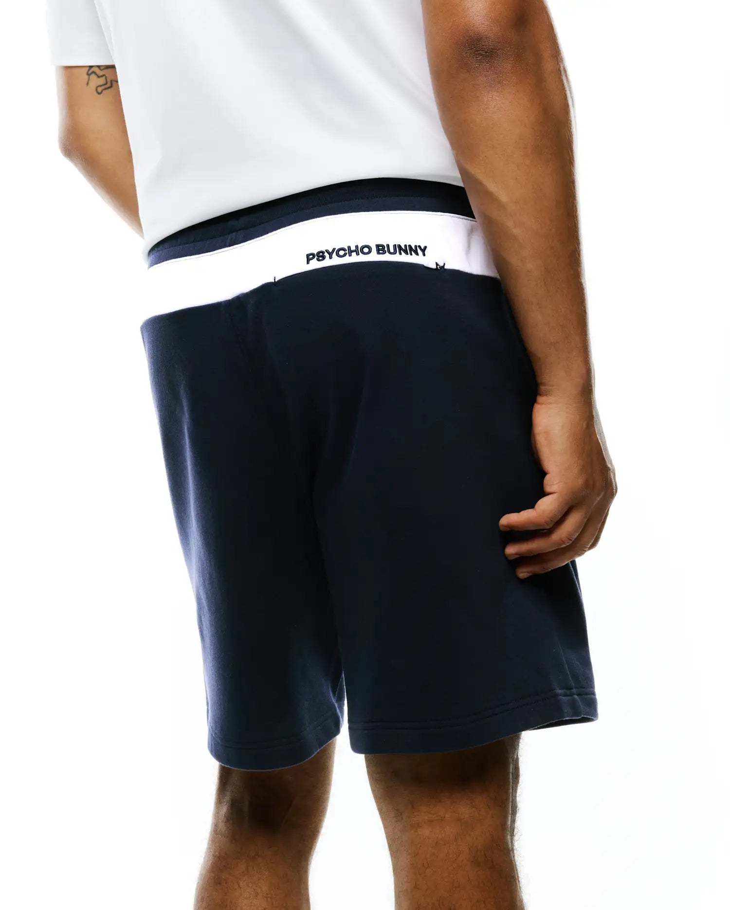 Psycho Bunny Men's Shorts MEN'S GABE FRENCH TERRY SWEATSHORTS 7 1/2 MB0900078 blu