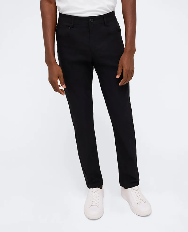 Kenneth Cole Reaction Clothing Slim Original Flex 5-Pocket Pant pantaloni neri
