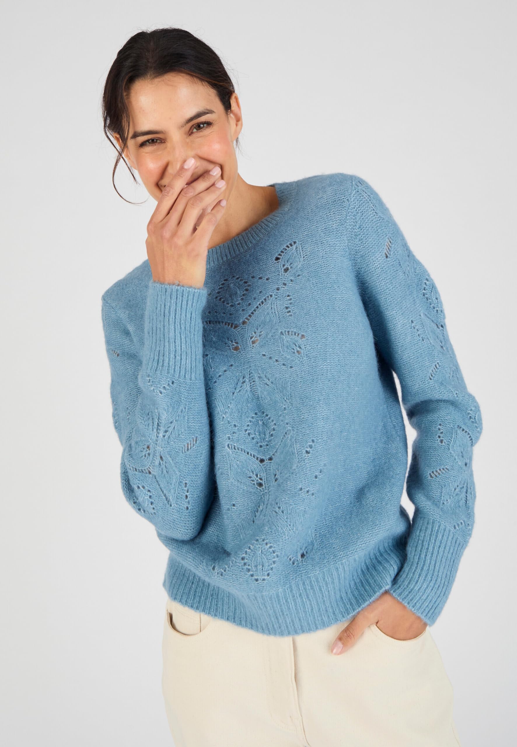 Damart Prêt-à-porter Maglione misto lana e alpaca donna