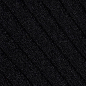 Kenneth Cole Reaction Clothing Mock Neck Seamless Traveling Ribbed Sweater maglia nera a coste