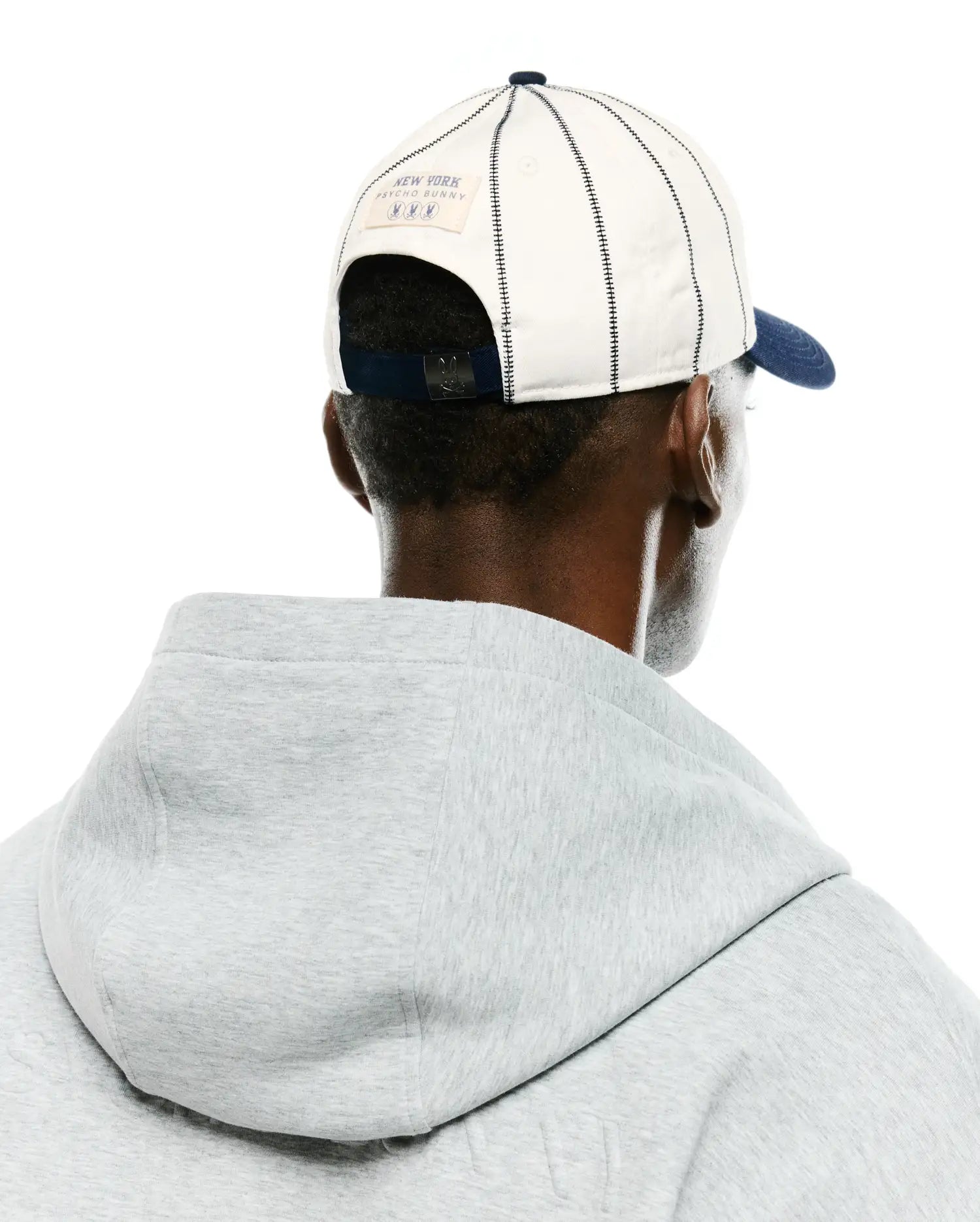 Psycho Bunny Accessories MEN'S NATHANIEL SOFT BASEBALL CAP - MO1500147 cappellino blu cotone