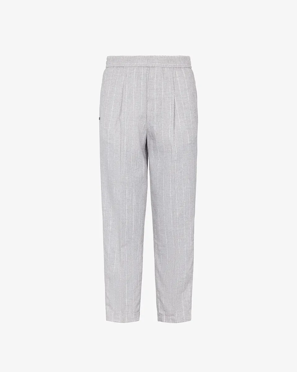 Markup Uomo Pantaloni & Bermuda Pantalone gessato in lino pantalone uomo