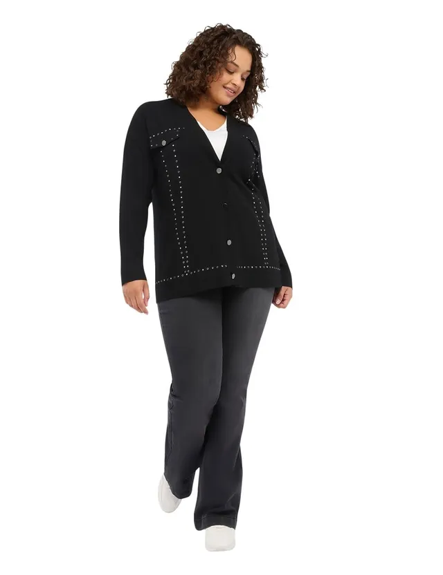 Fiorella Rubino Maglie e felpe Cardigan con Borchie M Plus
