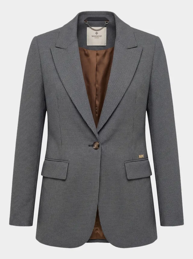 Markup Blazer over in tessuto pied de poule blazer
