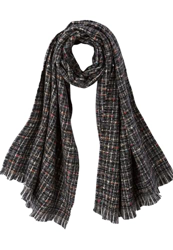 Damart Accessori Sciarpa effetto tweed grigio melange