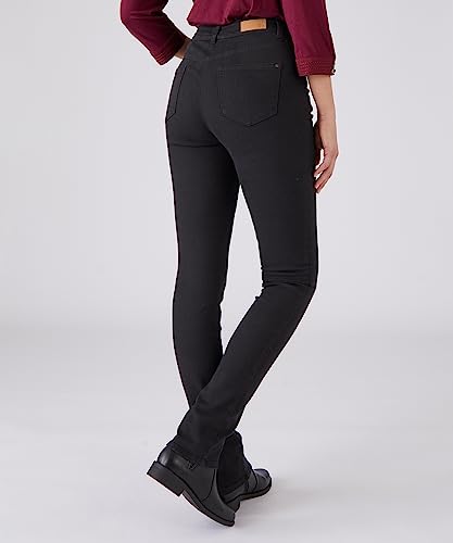 Damart Prêt-à-porter Slim Vita Alta Stretch pantaloni neri 40 aderenti