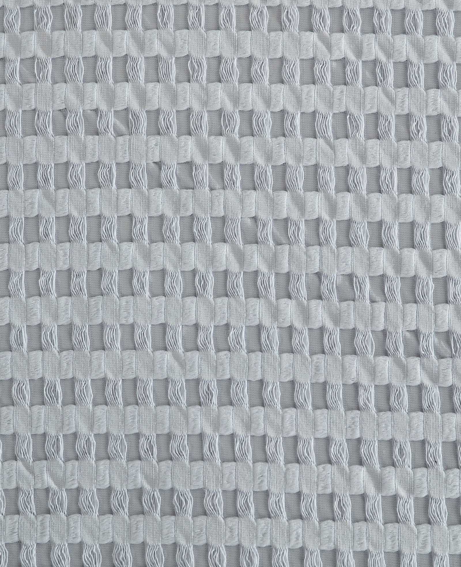 Kenneth Cole Home & Bedding Solid Waffle Duvet Set copripiumino blu vapor