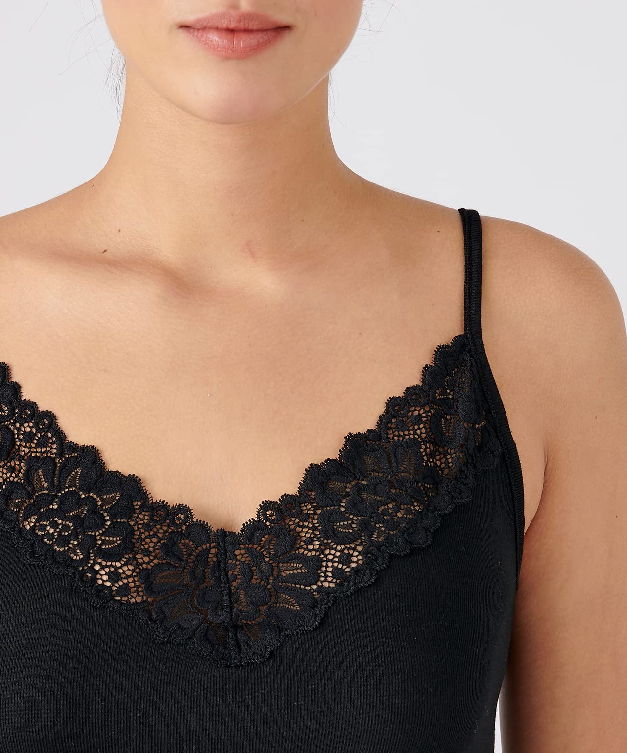 Damart Biancheria intima Douceur Soyeuse caraco bianco con pizzo taglie XS-XXL
