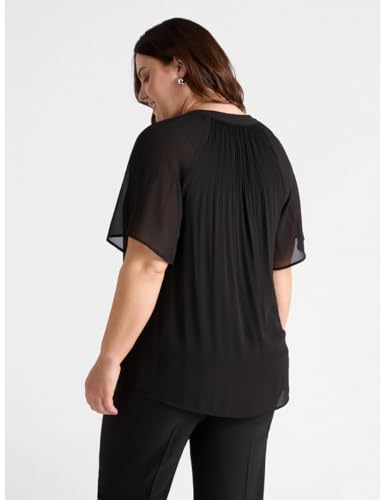 Fiorella Rubino Camicie e bluse Blusa Plissé, georgette con scollo a V