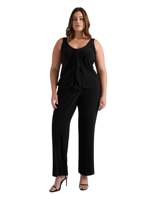 Fiorella Rubino Top e t-shirt Top con nodo davanti S Plus