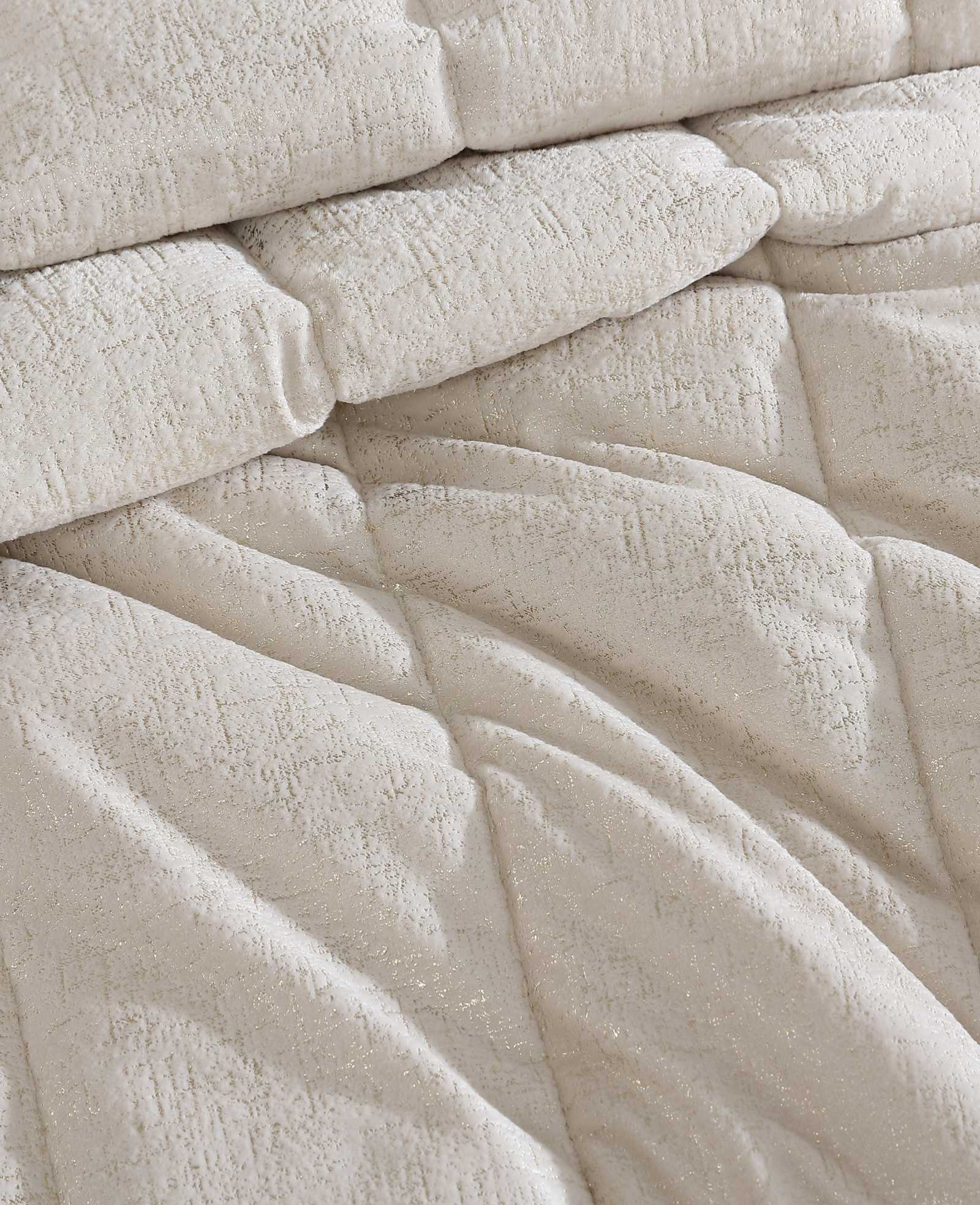Kenneth Cole Reaction Home & Bedding Banks Natural comforter sham set avorio, Full/Queen