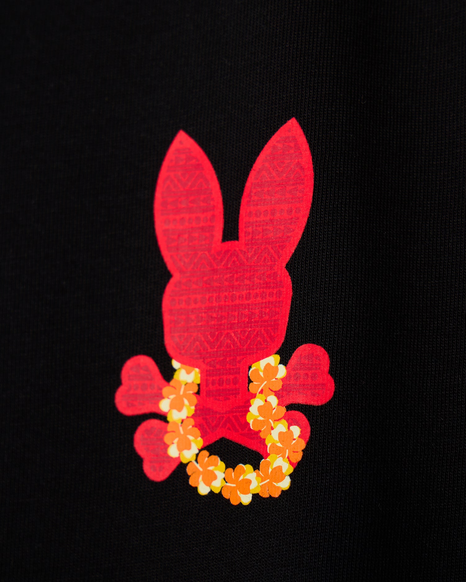 Psycho Bunny Kids Tees Hawaii City Tee maglietta nera bambini cotone Pima