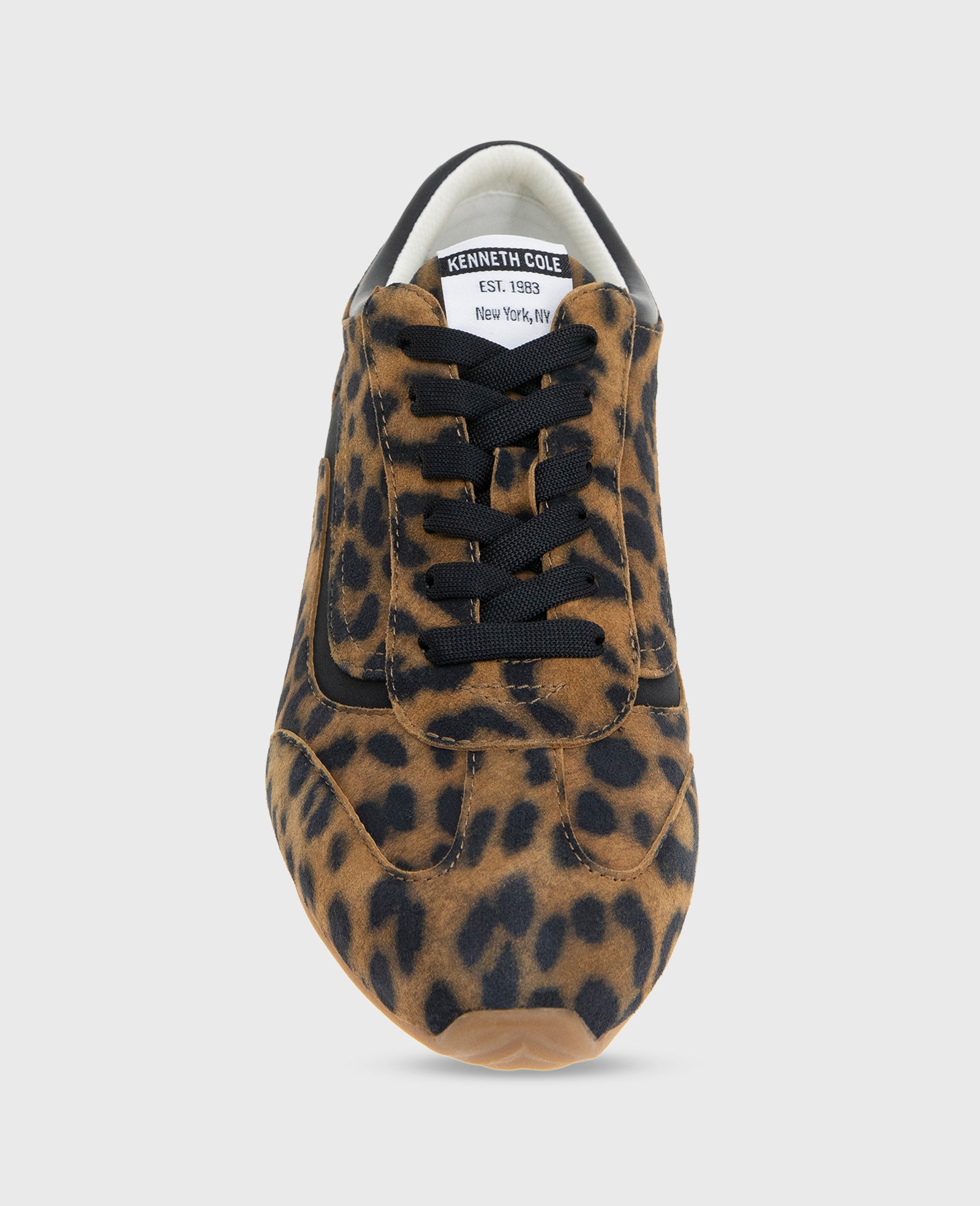 Kenneth Cole Reaction Shoes Alma Leopard Suede Sneaker sneaker leopardata memory foam