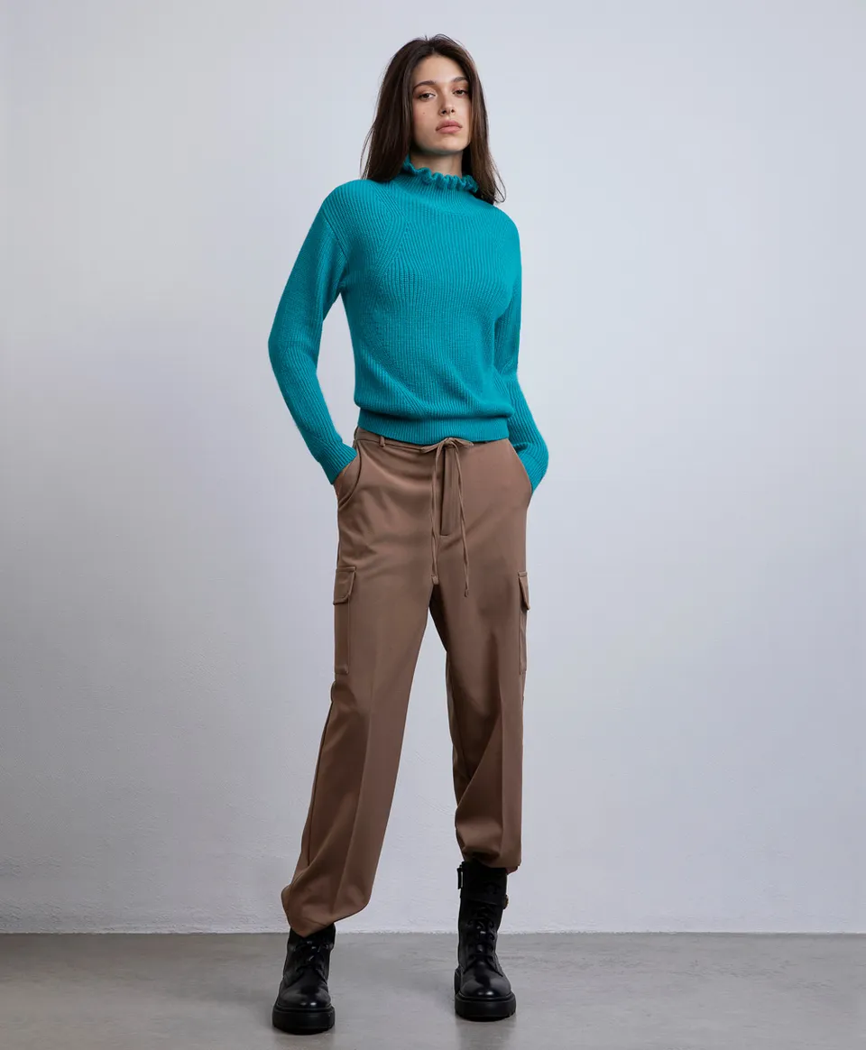 Markup Donna Maglieria Lupetto traforato maglia