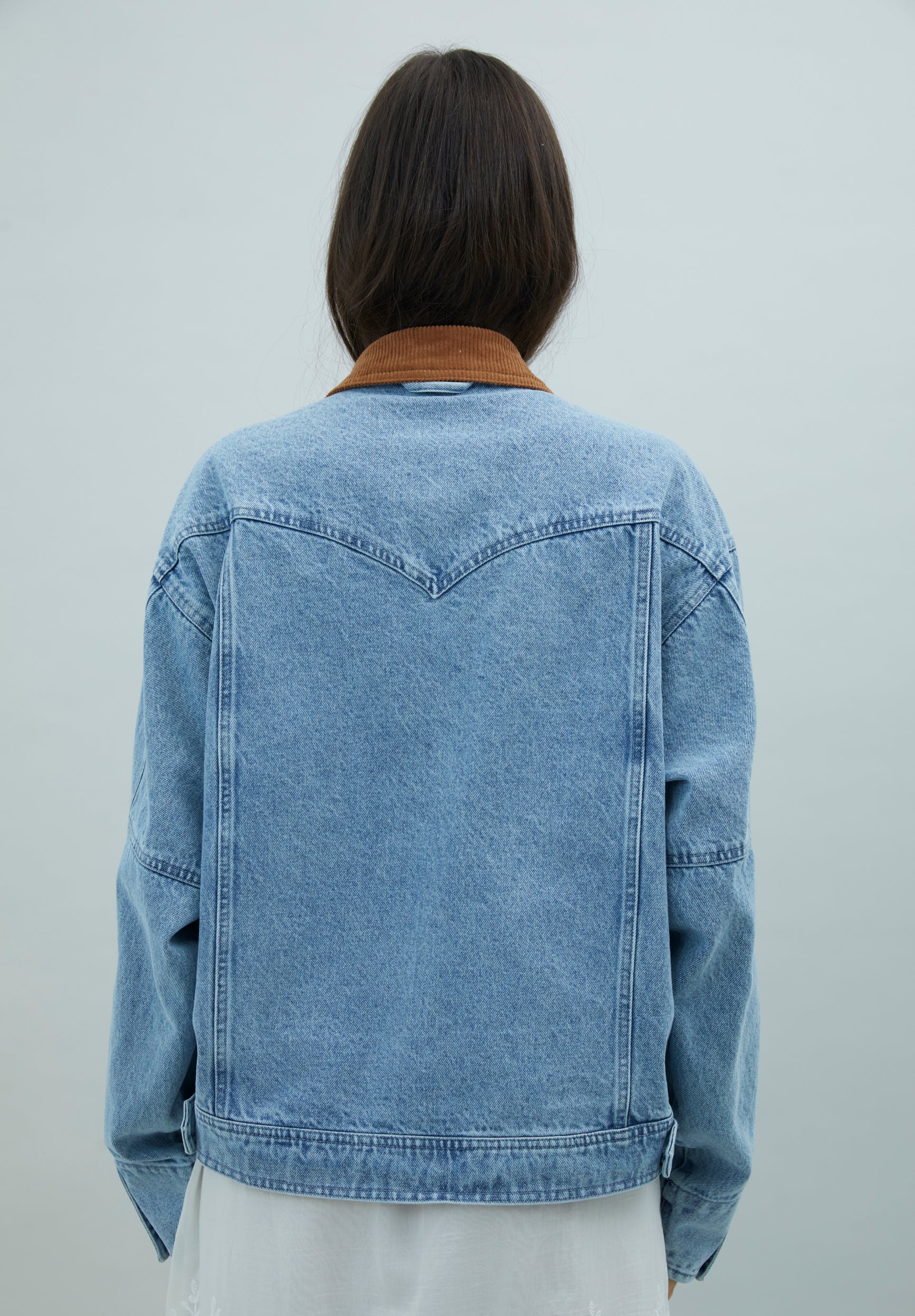 House Of Sunny Women's Jackets The Western Jacket giacca denim oversize