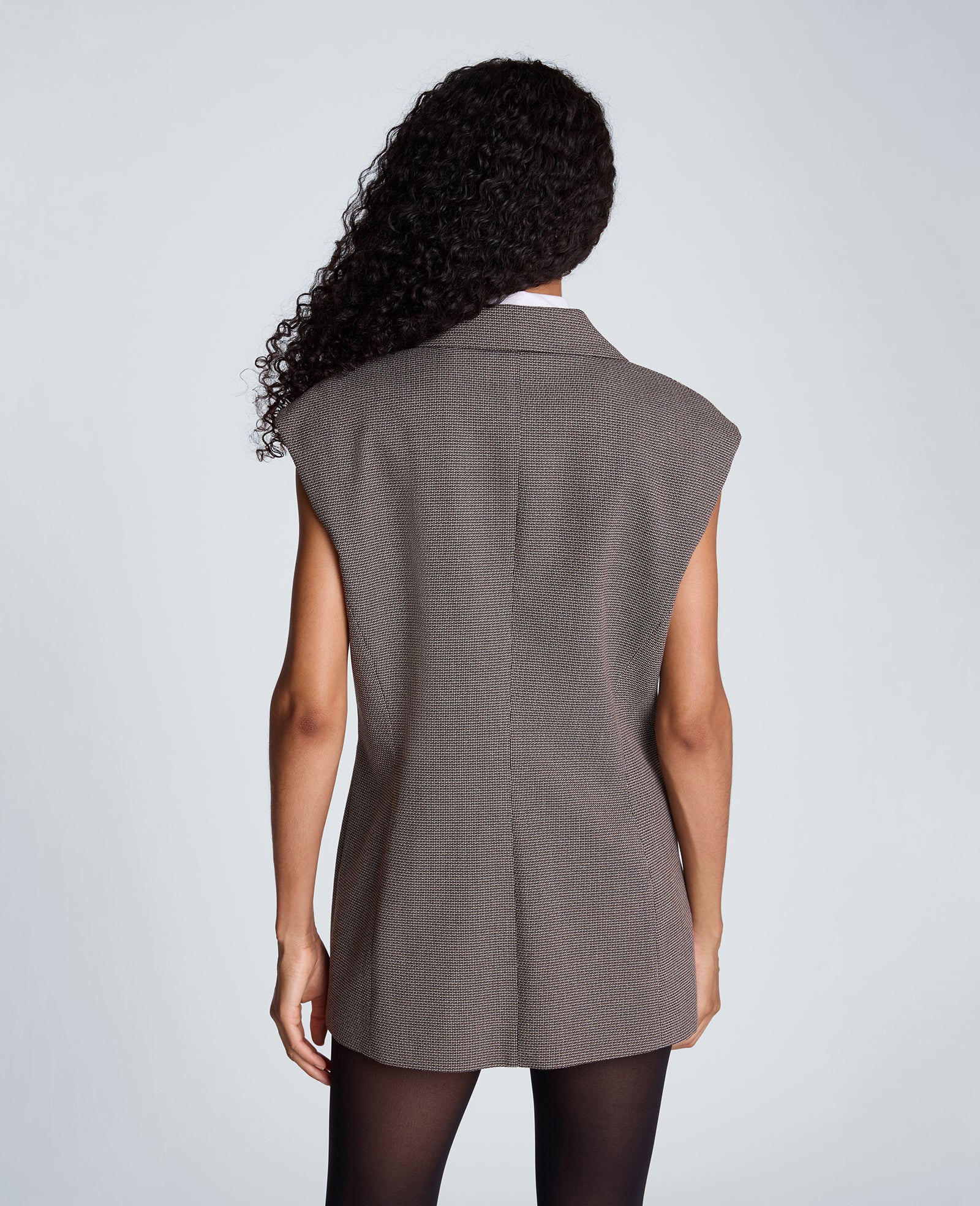 Kenneth Cole Reaction Clothing Zipper Pocket Vest with Detachable Shirt gilet nero multicolore 0 con camicia staccabile
