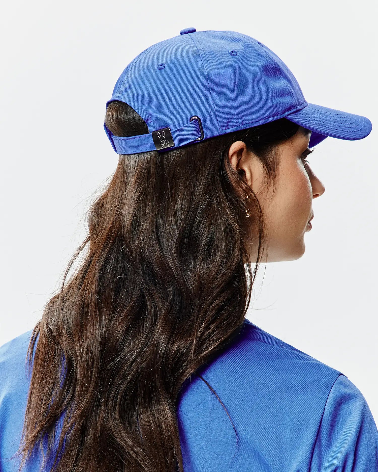 Psycho Bunny Accessories Jimmy Baseball Cap cappellino blu cotone