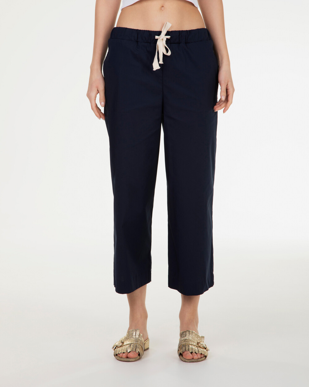 Markup Donna Jeans & Pantaloni Pantalone cropped in popeline pantalone