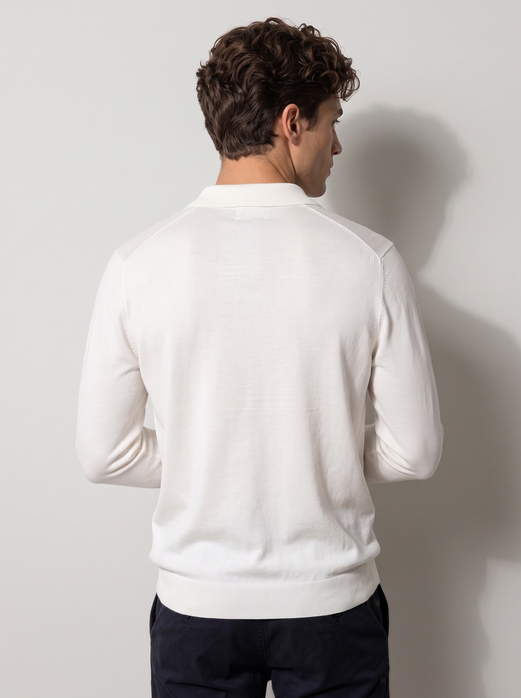 Markup Uomo Maglieria Polo Derby Manica Lunga polo