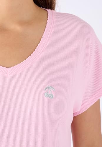 Damart Homewear Pigiama 7/8 in maglia goffrata Blu XS estivo