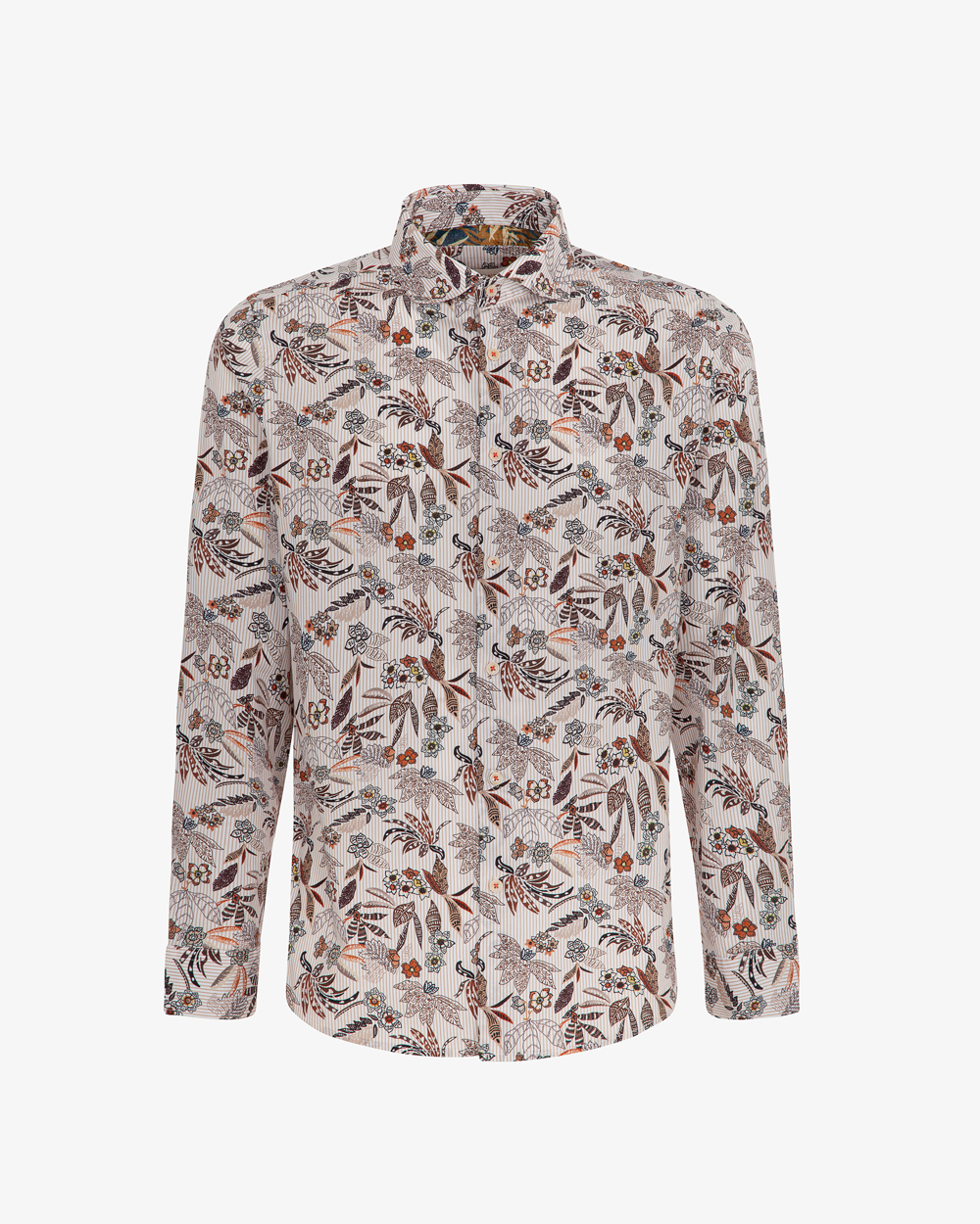 Markup Uomo Camicie Camicia righe e fiori camicia