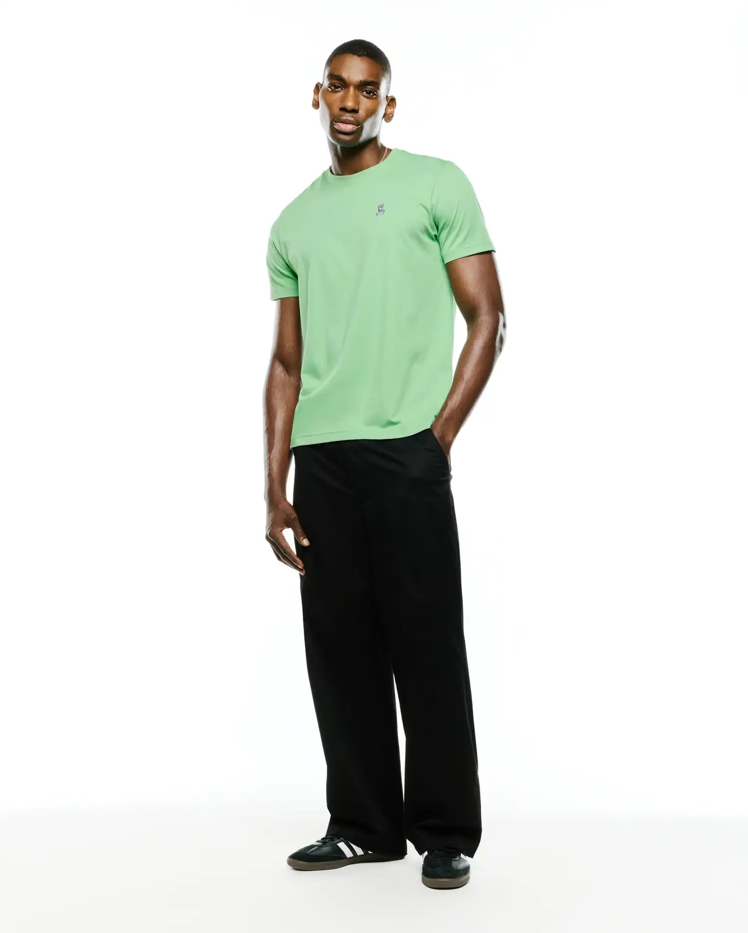 Psycho Bunny Men's Tees MEN'S CLASSIC PIMA CREW NECK TEE B6U014F200 maglietta Ming