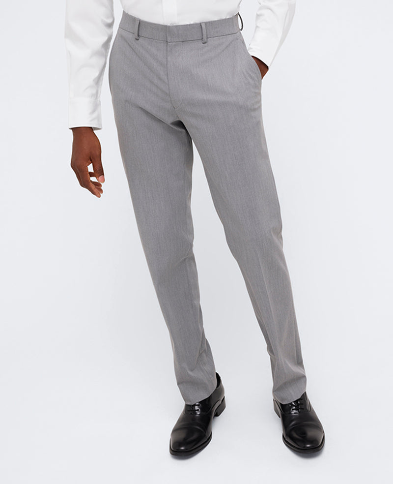 Kenneth Cole Reaction Clothing Ready Flex Suit Separate Pant pantaloni grigio chiaro slim