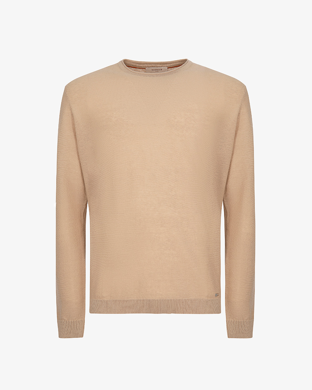Markup Uomo Maglieria Girocollo manica lunga misto lino maglia