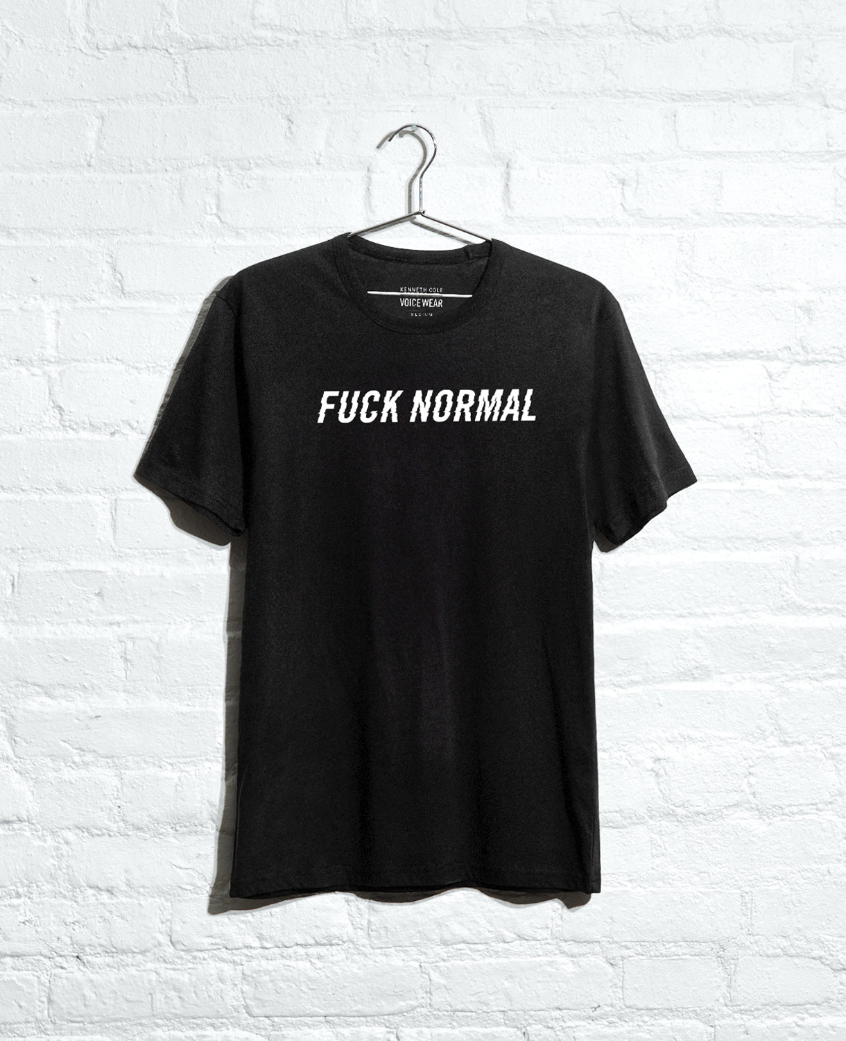 Kenneth Cole Reaction Clothing Site Exclusive! F Normal T-Shirt maglietta nera