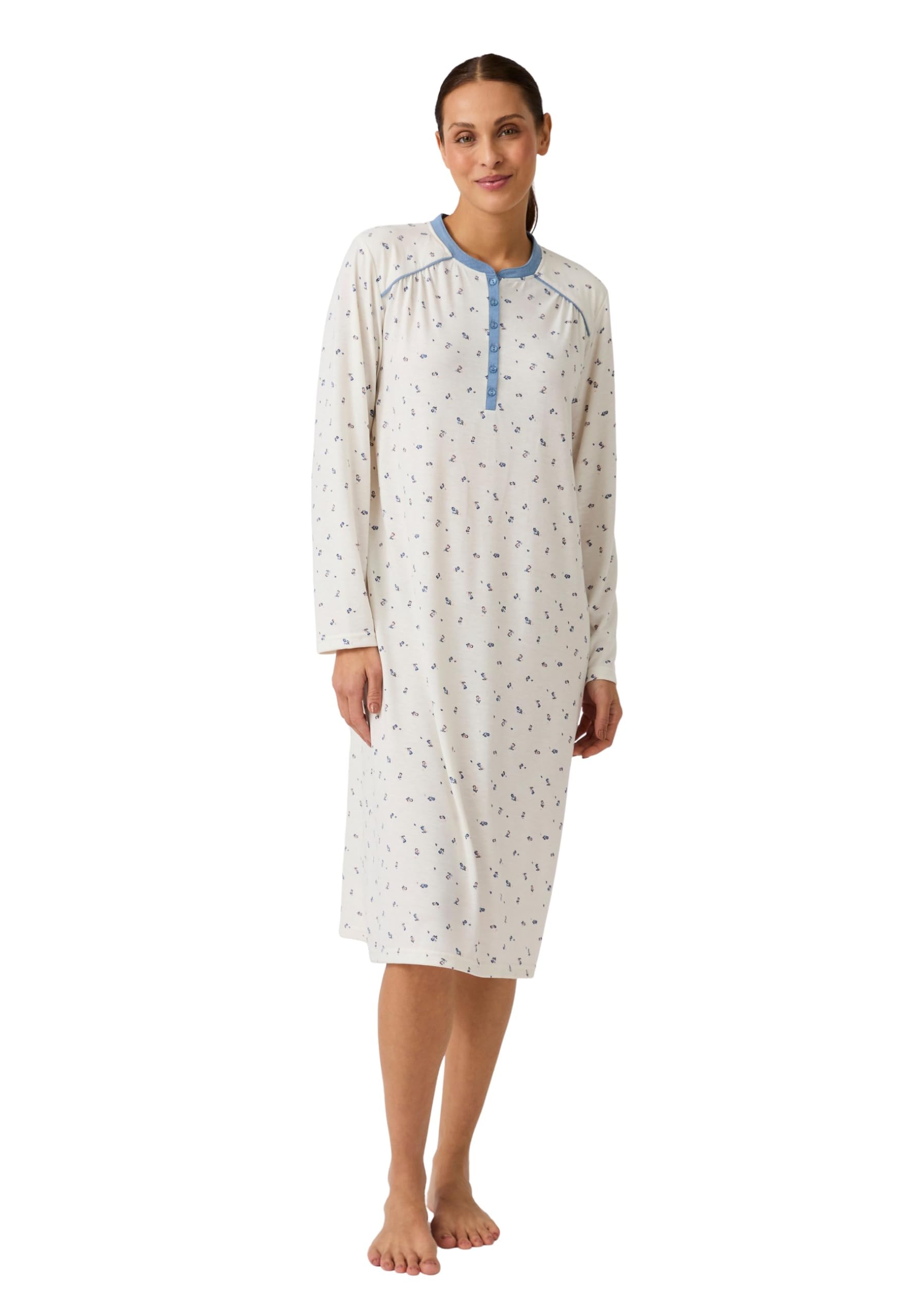 Damart Homewear Thermolactyl camicia da notte donna calda