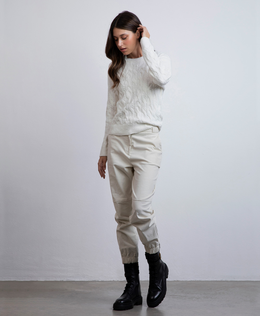 Markup Donna Jeans & Pantaloni Pantaloni jogger velluto rigato pantaloni