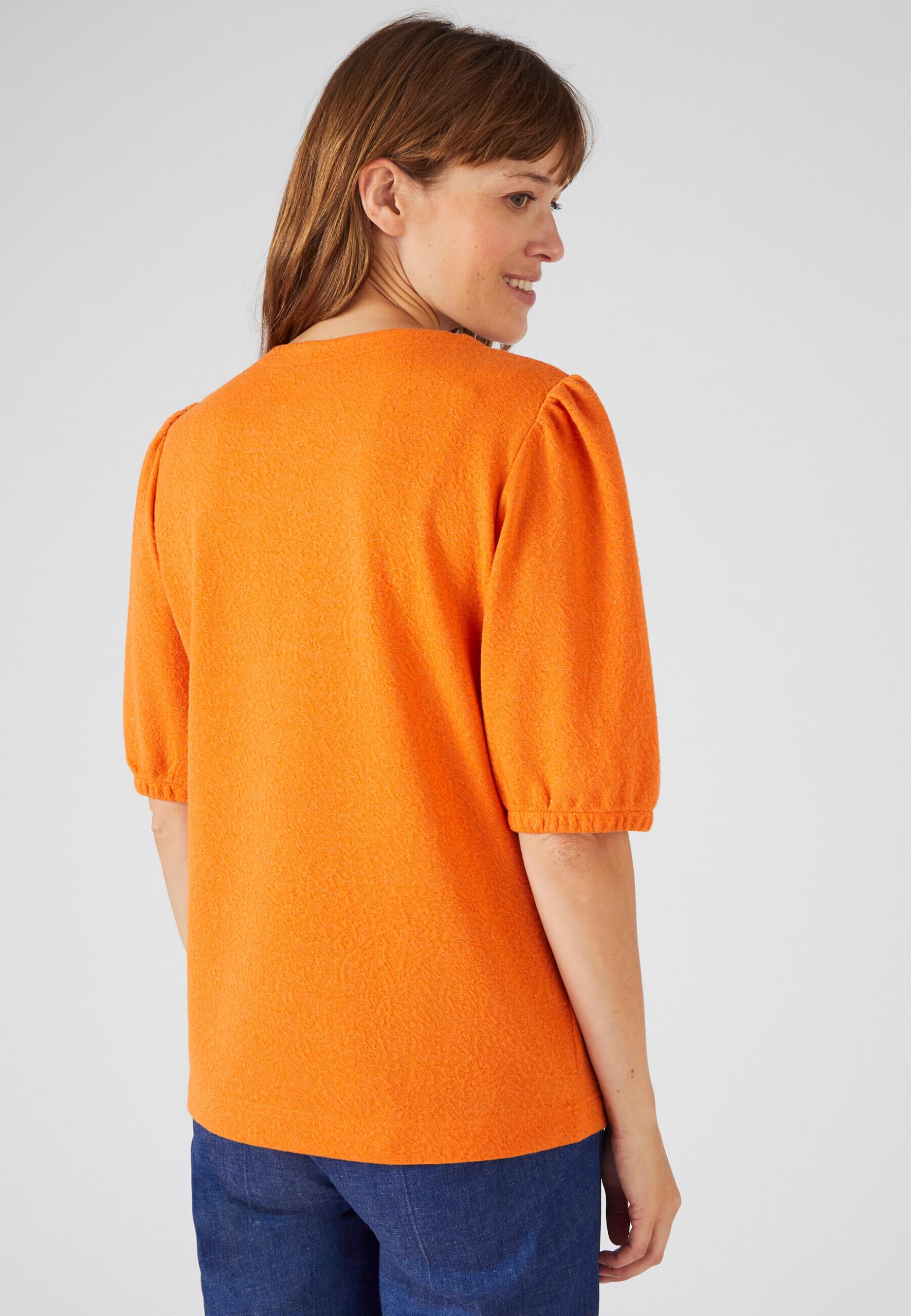 Damart Prêt-à-porter maglietta in maglia jacquard con filo lucido