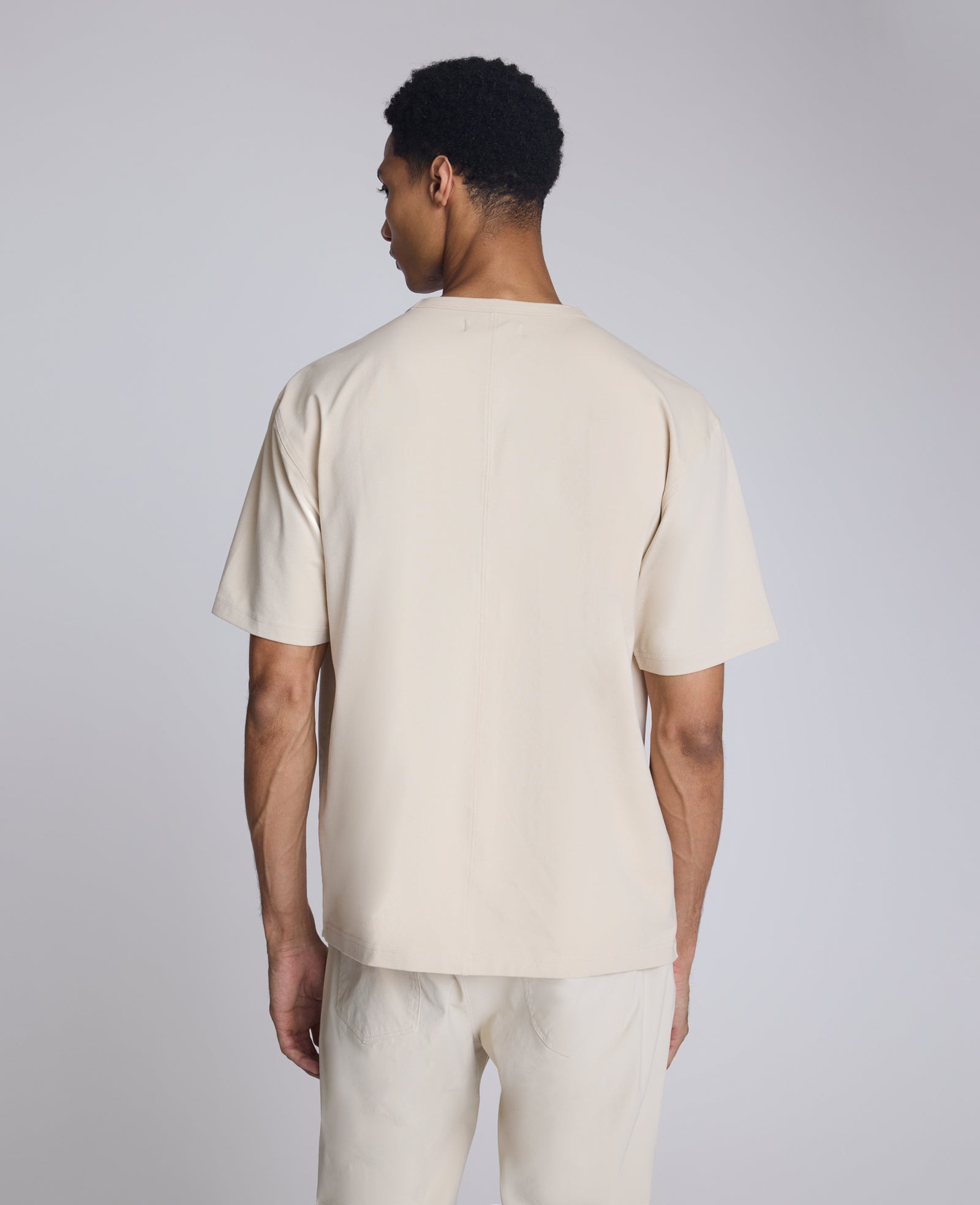 Kenneth Cole Reaction Clothing Oversized Tee maglietta oversize avorio
